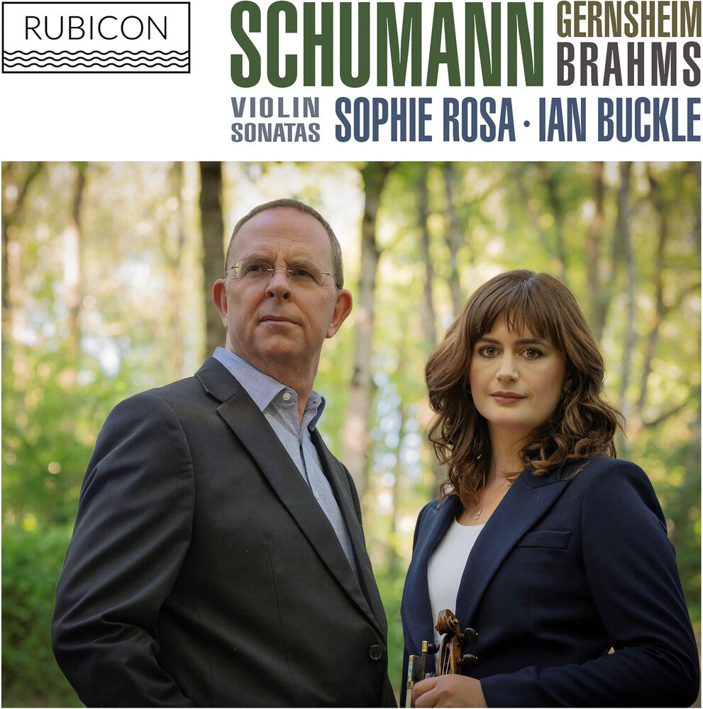 the album cover for Sophie Rosa - Schumann: Violin Sonatas