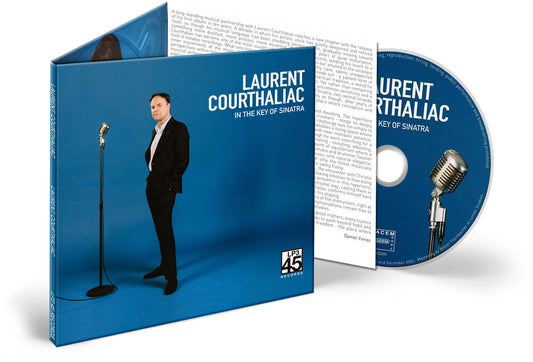 the album cover for Laurent Courthaliac - In The Key Of Sinatra