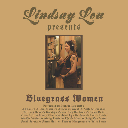 the album cover for Lindsay Lou - Bluegrass Women