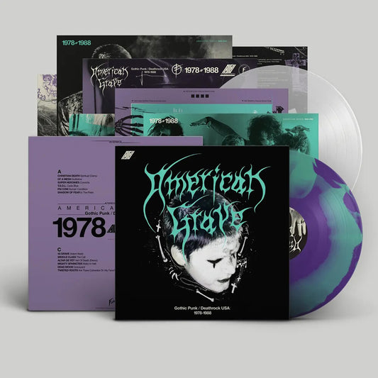 the album cover for American Grave (Gothic Punk Death Rock Usa) (Iex) - American Grave (Gothic Punk Death Rock Usa) [Indie Exclusive]