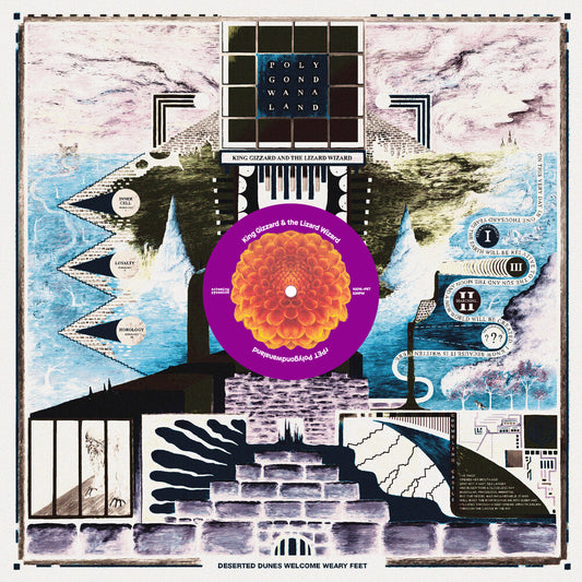 the album cover for King Gizzard & The Lizard Wizard - Polygondwanaland 2026 [180g Translucent Purple]