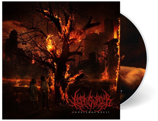 the album cover for Left to Suffer - Unwelcome Guest