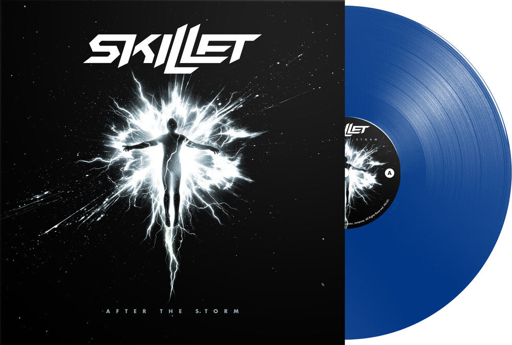 the album cover for Skillet - After The Storm [Indie Exclusive] Blue (Blue) [Colored Vinyl] [Indie Exclusive]