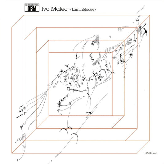 the album cover for Ivo Malec - Luminetudes