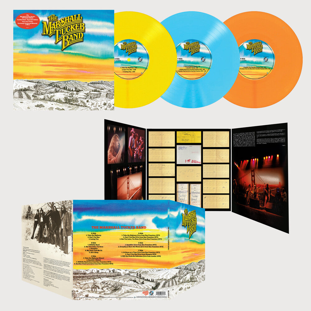 the album cover for Marshall Tucker Band - Marshall Tucker Band (Blue) [Colored Vinyl] (Ofgv) (Org)