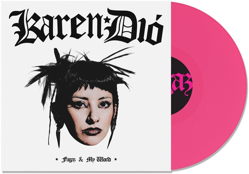 the album cover for Karen Dio - Fugaz & My World [Colored Vinyl]