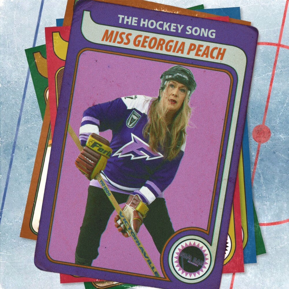 the album cover for Miss Georgia Peach - Hockey Song [Colored Vinyl]
