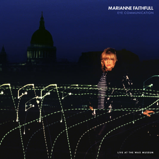 the album cover for Mariane Faithfull - Eye Communication: Live At The Wax Museum