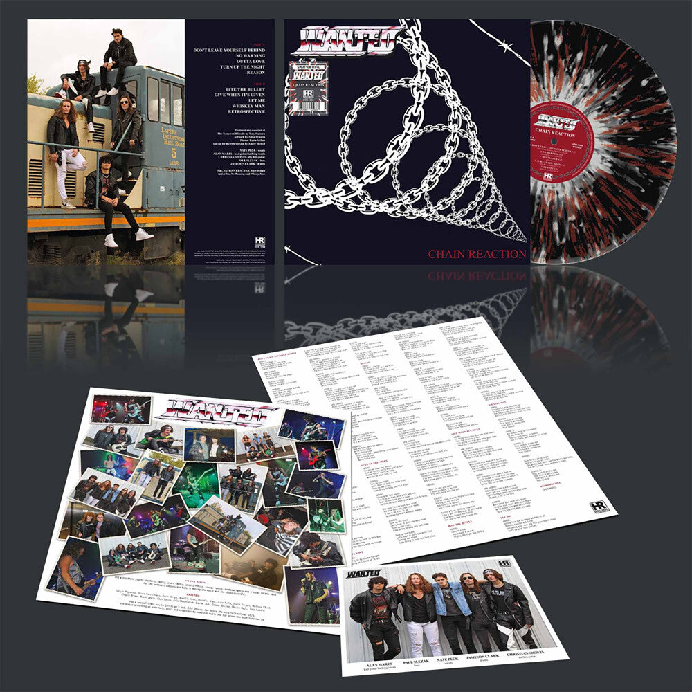 the album cover for Wanted - Chain Reaction [Colored Vinyl] (Spla)