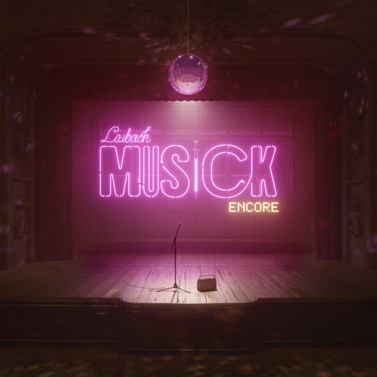 the album cover for Laibach - Musick : Encore [Clear Vinyl] [Limited Edition] (Purp)