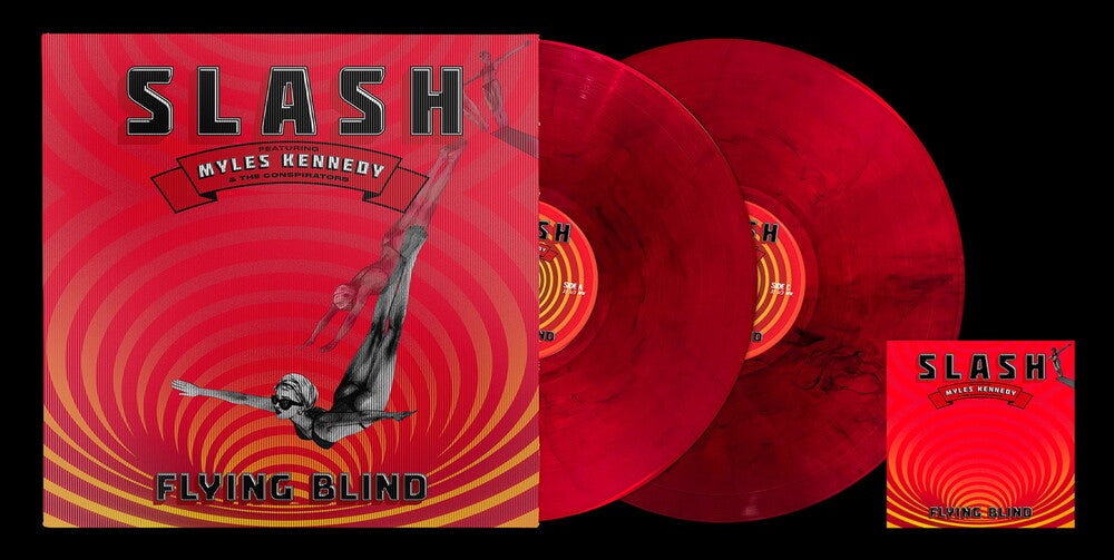 the album cover for Slash / Myles Kennedy  & Conspirators - Flying Blind [Colored Vinyl] [Deluxe]
