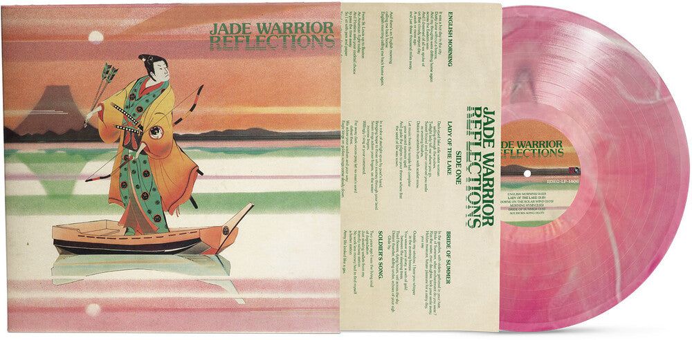 the album cover for Jade Warrior - Reflections - Pink [Colored Vinyl] [180 Gram] (Pnk) [Remastered]