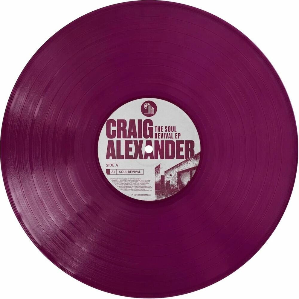 the album cover for Craig Alexander - Soul Revival [Colored Vinyl] (Purp)