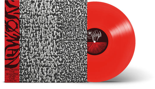 the album cover for NØ MAN - Between the Sword and the Neck [Pregnant Hearts Red]