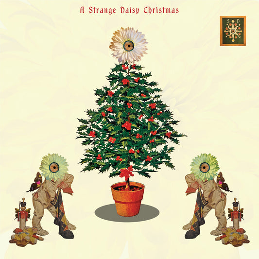 the album cover for Strange Daisy Christmas / Various (Colv) (Gol) - Strange Daisy Christmas / Various [Colored Vinyl] (Gol)
