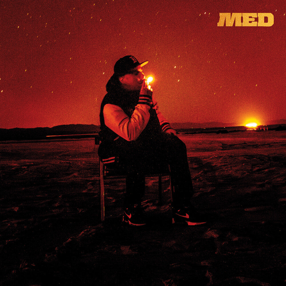 the album cover for Med - Believe And Never Grieve [Translucent Red Cassette w/ Obi Strip]