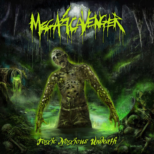 the album cover for Megascavenger - Toxic Noxious Undeath