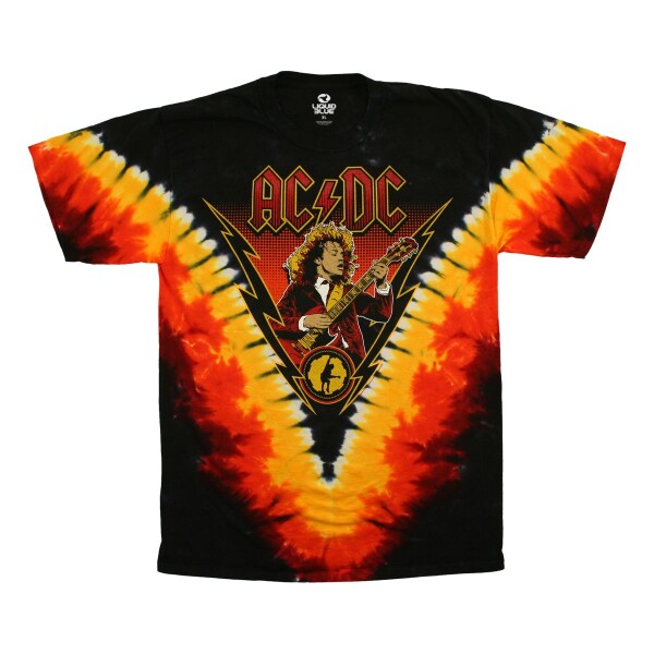 AC/DC Angus Lightning Tie Dye T-Shirt