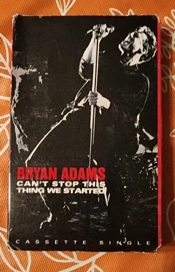 Bryan Adams Can't Stop This Thing We Started Cassette Tape Single