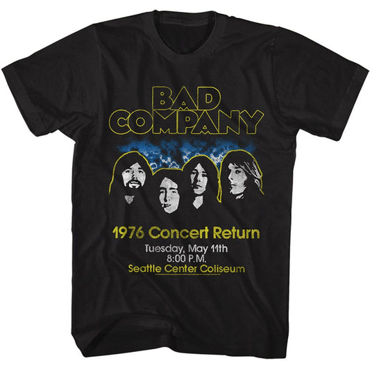 Bad Company 1976 Concert Return T-Shirt