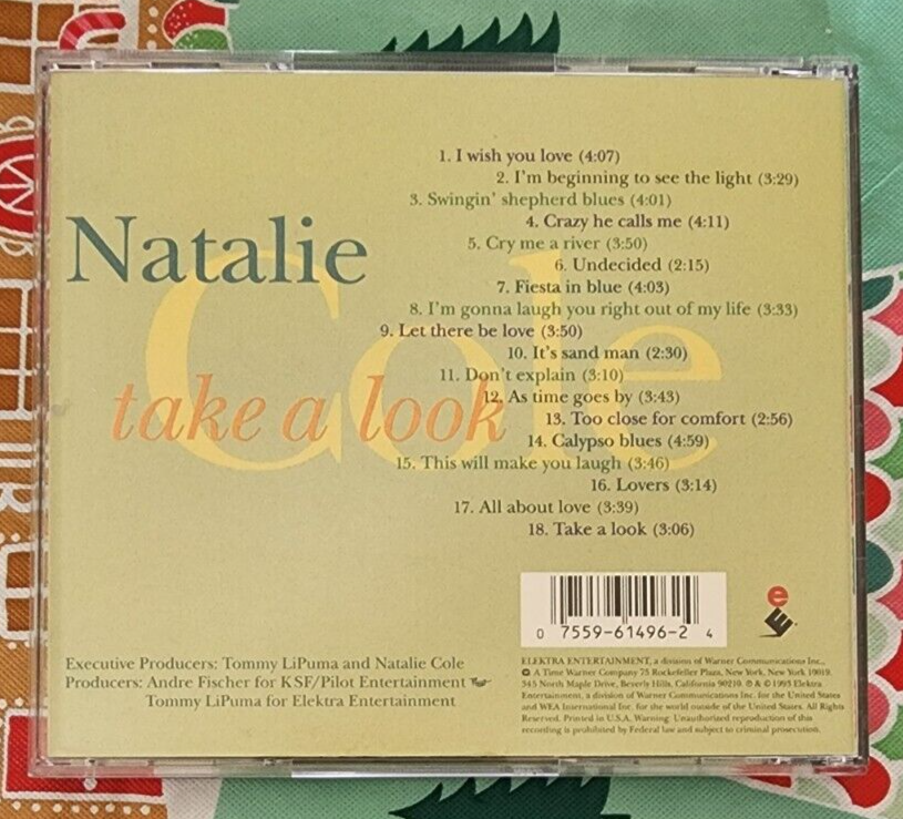 Natalie Cole Take A Look CD Elektra 1993