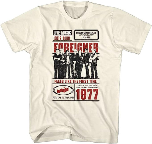 Foreigner Live 2019 Tour T-Shirt