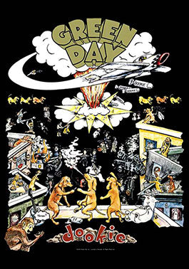 Green Day Dookie Flag
