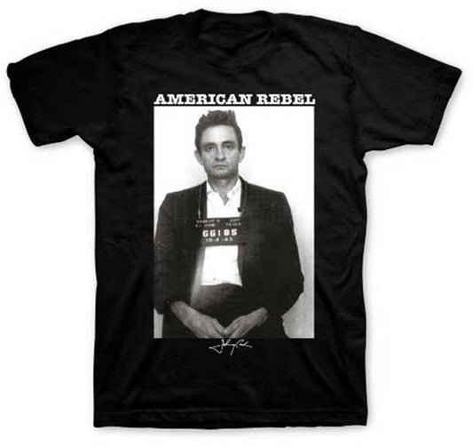 Johnny Cash American Rebel Mugshot T-Shirt