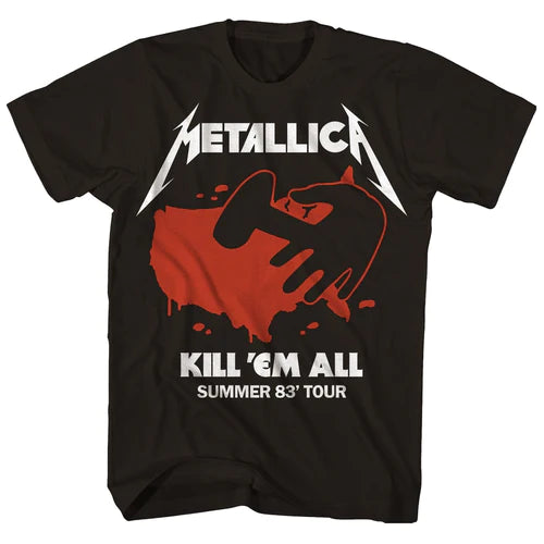 Metallica Kill 'Em All Summer 1983 Tour T-Shirt
