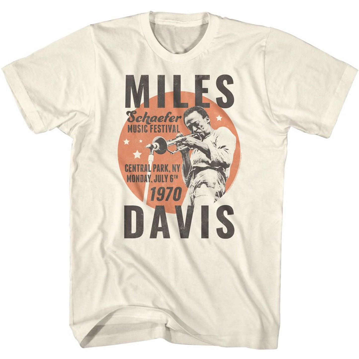 Miles Davis Schaefer Music Festival 1970 T-Shirt