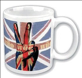The Who Peace Fingers Coffee Mug