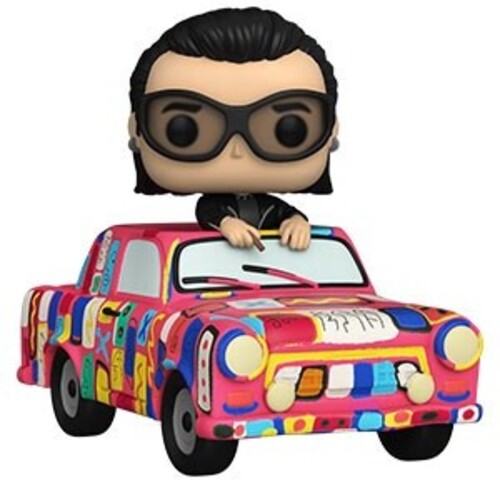 U2 Bono with Achtung Baby Car Funko Pop!