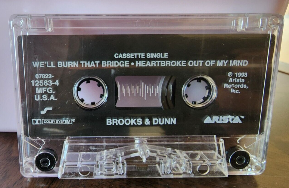 Brooks & Dunn We'll Burn That Bridge Cassette Tape Single