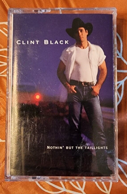 Clint Black Nothin' But The Taillights Cassette Tape