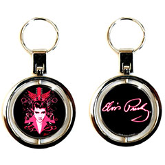 Elvis Presley Rotating Keychain