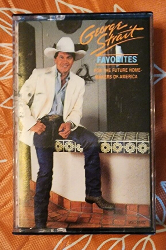 George Strait Favorites For The Future Homemakers of America Cassette Tape