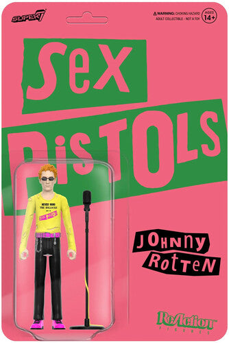 Sex Pistols Johnny Rotten Super7 Never Mind The Bollocks Action Figure