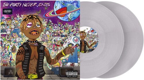 Juice Wrld The Party Never Ends Vinyl Record Album (Indie Exclusive Silver Vinyl)