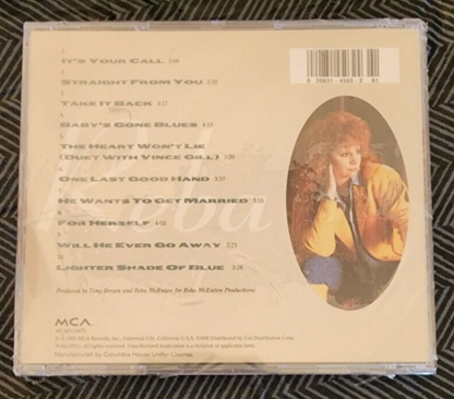 Reba McEntire It's Your Call CD Sealed
