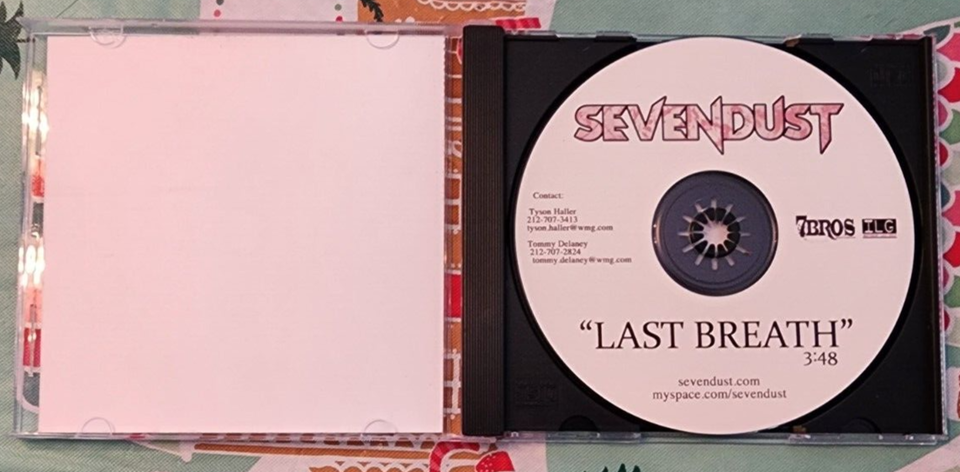 Sevendust Last Breath Single PROMO CD
