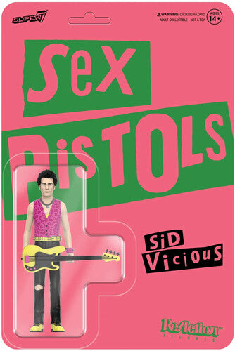 Sex Pistols Sid Vicious Super 7 ReAction Figure