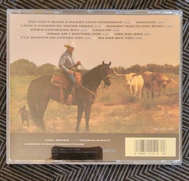 George Strait Lead On CD