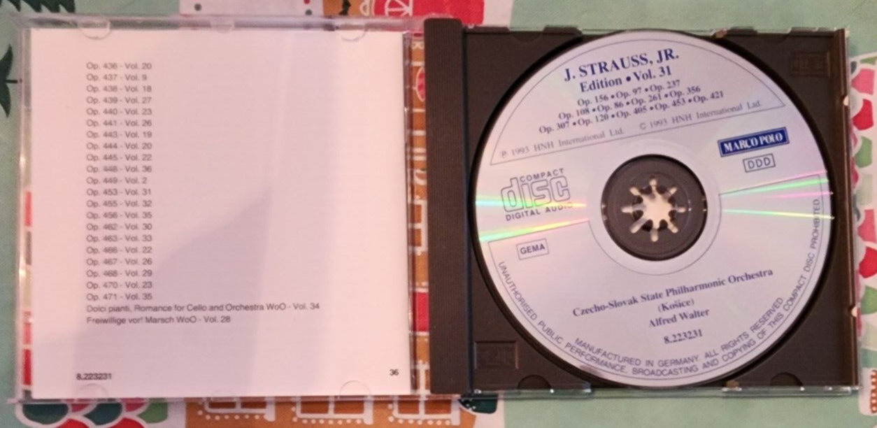 J. Strauss, Jr. Edition, Vol. 31 CD