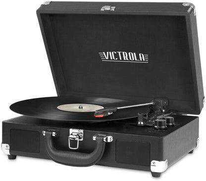 Victrola VSC-550BT-BLK Bluetooth Wireless Suitcase Turntable