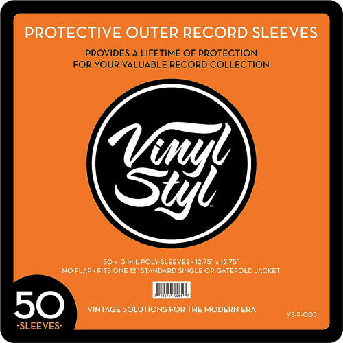 Vinyl Styl 12 Inch Outer Record Sleeves -- 50 Count