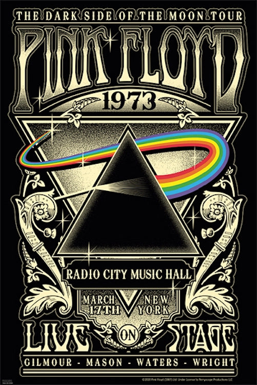 Pink Floyd Radio City Music Hall Poster